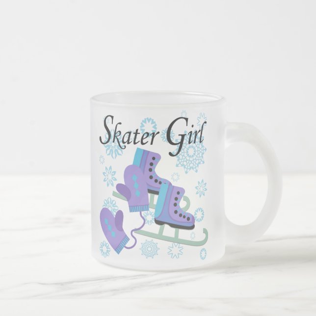 Skater-Mädchen Mattglastasse (Rechts)