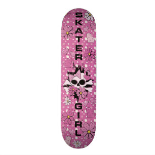 Skater-Mädchen Skateboard
