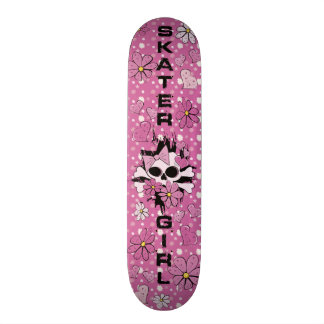 Skater-Mädchen Skateboard