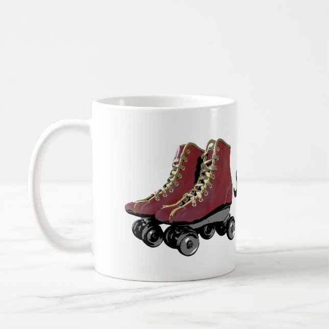 Skater-Mädchen-Tasse Kaffeetasse (Links)
