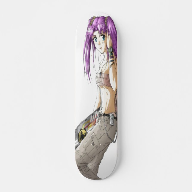Skater-MädchenSkateboard Skateboard (Vorne)