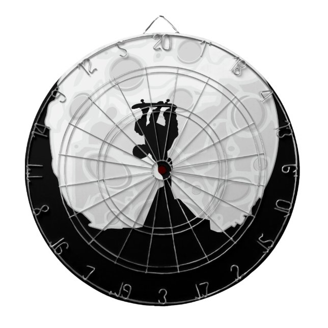 Skater Moon Dartscheibe (vorne)