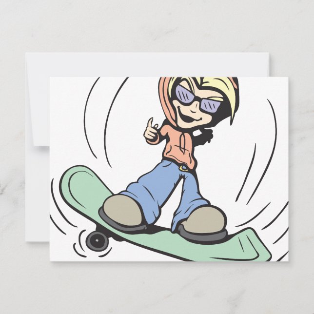 Skater! Personalisierbar! (Vorderseite)