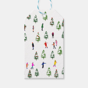 Skater Pine Wand Skaten Weihnachten Geschenkanhänger