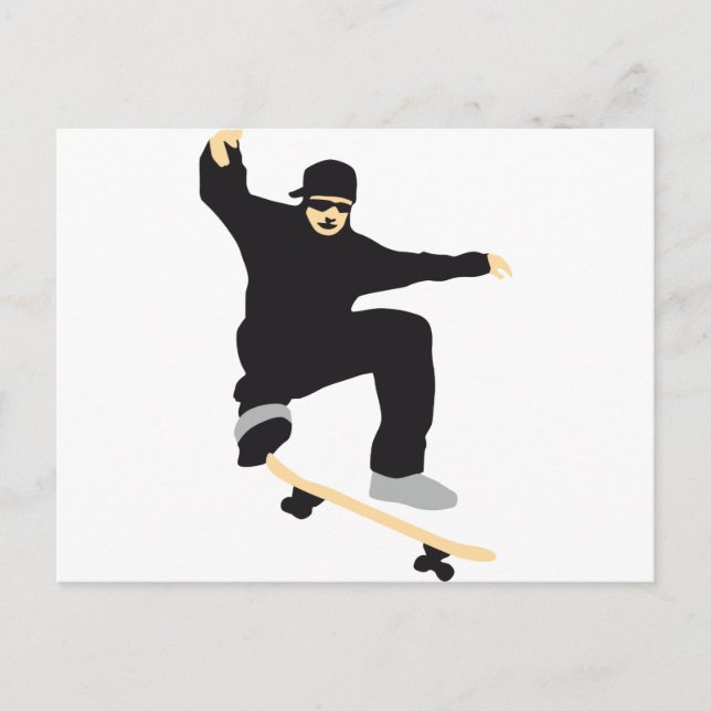 Skater Postkarte (Vorderseite)
