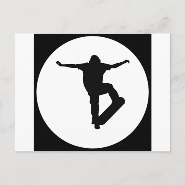 "Skater" Postkarte (Vorderseite)