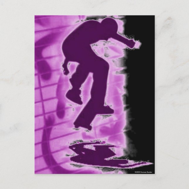 Skater Postkarte (Vorderseite)