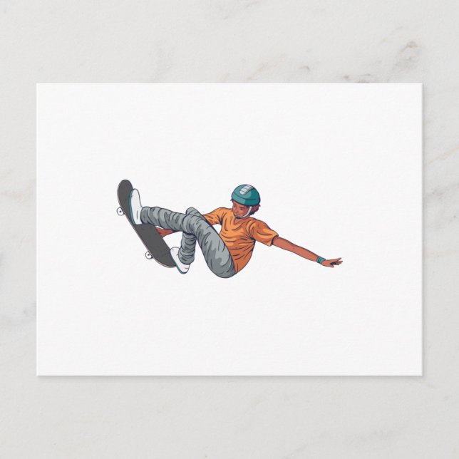 Skater Postkarte (Vorderseite)