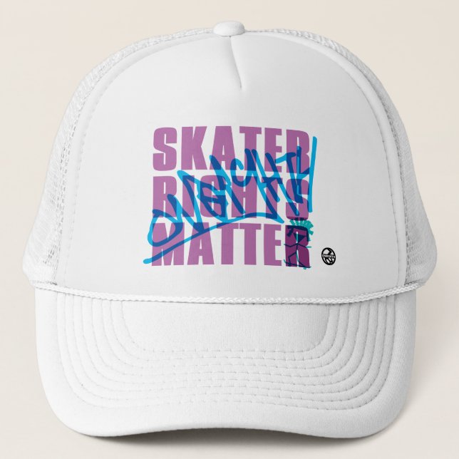 SKATER RIGHTS MATTER TRUCKERKAPPE (Vorderseite)