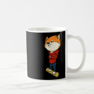 Skater Shi Inu - Lustiges Schlittschuhfahren Japan Kaffeetasse