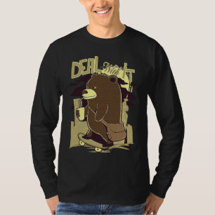Skater Skateboard Vintage komm damit klar T-Shirt