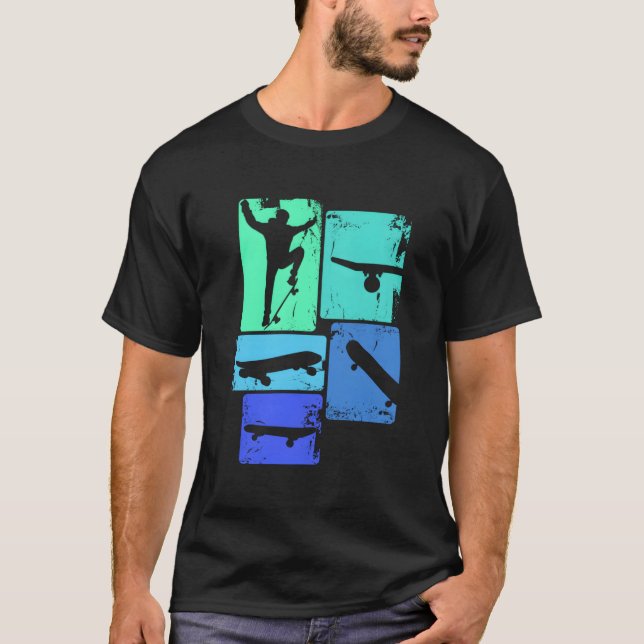 Skater Skateboarder Skateboard Youth T-Shirt (Vorderseite)