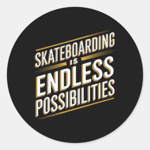 Skater Skateparks Skater Skateboardfahren Skater J Runder Aufkleber