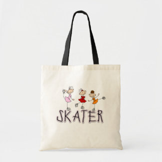Skater-Strichmännchen-Tasche Tragetasche