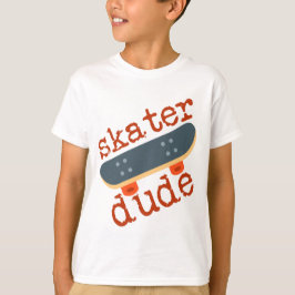 Skater Typ // Niedliche Kinder Sportbootfahren T-Shirt