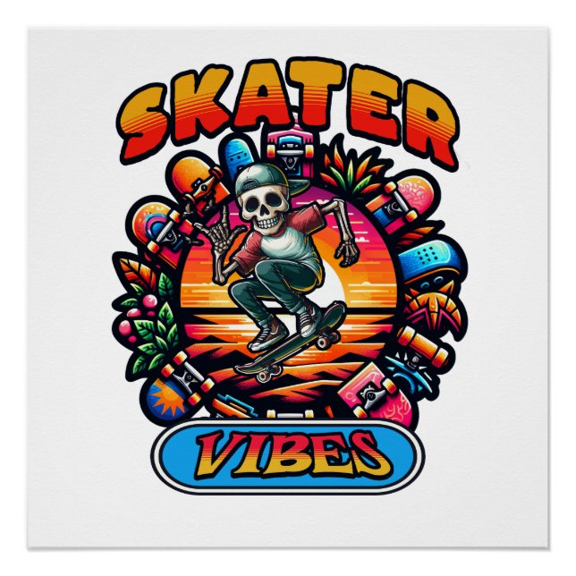 SKATER VIBES! POSTER (Vorderseite)