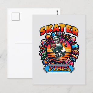 SKATER VIBES! POSTKARTE