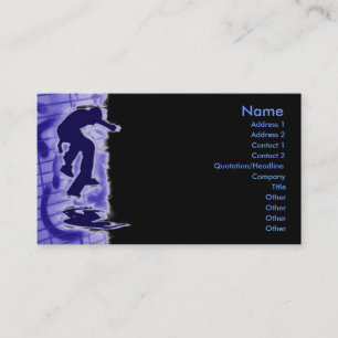 Skater Visitenkarte