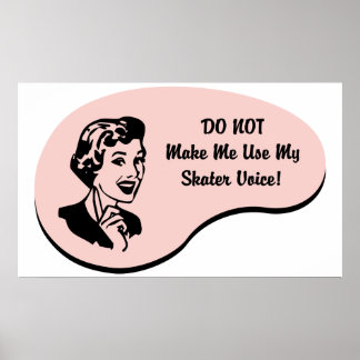 Skater Voice Poster