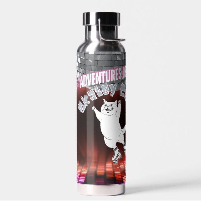 Skatey Cat Tumbler Trinkflasche (Links)