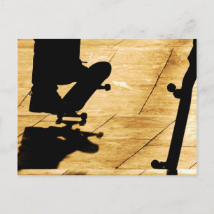 Skating Postkarte