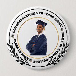 Skaymarts | Abschluss Foto Glückwunsch Feiern Button