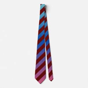 Skaymarts Design Blue Maroon Red Color Neck Tie Krawatte