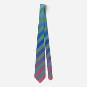 Skaymarts Design Green Blue Color Neck Tie Krawatte