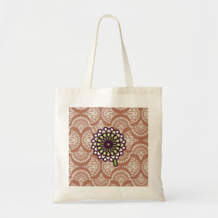 SKAYMARTS Einzigartiger floraler Boho Tote Tasch Tragetasche