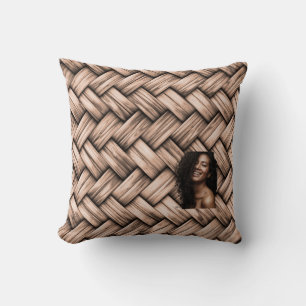 SKAYMARTS Einzigartiges Foto Woven Throw Kissen