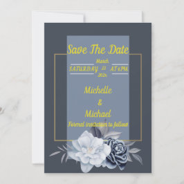 Skaymarts | Elegante Save the Date-Karte der Rose Save The Date