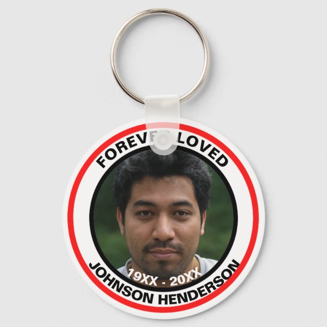 Skaymarts | Für immer von jedem Beerdigung geliebt Schlüsselanhänger (Vorderseite)