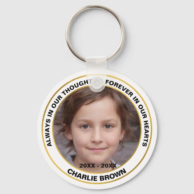 Skaymarts | Immer in unseren Gedanken und Herzen Schlüsselanhänger (Vorderseite)