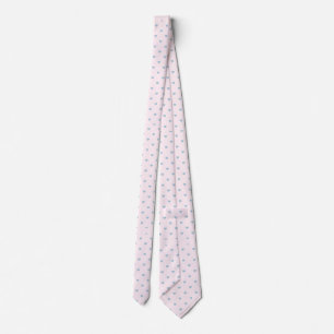 Skaymarts Lavender Blue Hearty Design Neck Tie Krawatte
