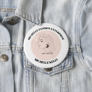 Skaymarts Michelle Fashion Business Identity Button