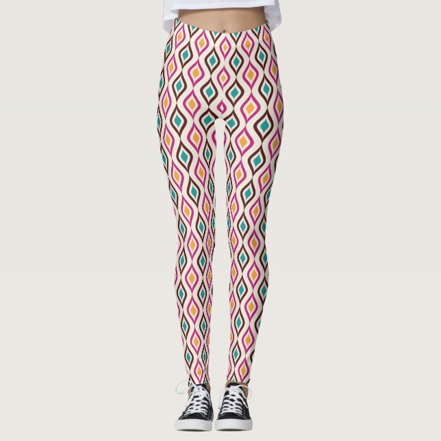 SKAYMARTS | Multicolor Boho Design Leggings (Vorderseite)
