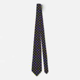 Skaymarts Navy Farbe Sonnenblumen Neck Tie Krawatte