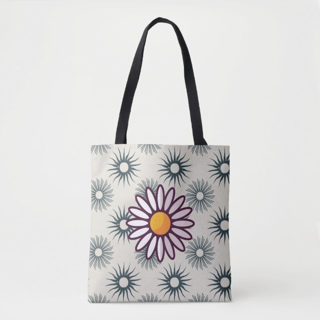 SKAYMARTS | Sunflower Boho Design Shopping Bag (Vorderseite)