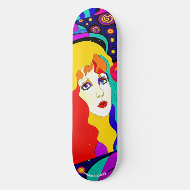 SKB_003 Pop Art Skateboard Deck (Vorderseite)