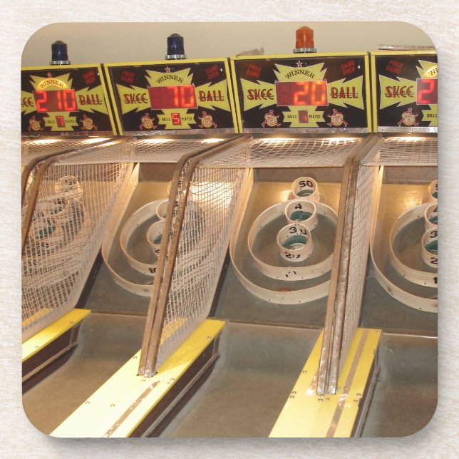 SKEE BALL! UNTERSETZER (Vorderseite)