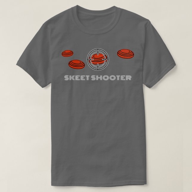 Skeetshooter Clay Pigeon Trap Shooting Design T-Shirt (Design vorne)