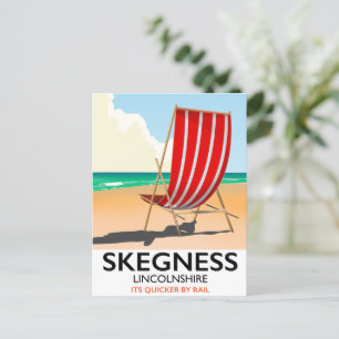 Skegness Lincolnshire Strandposter Postkarte