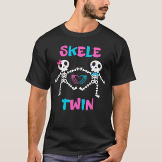Skele Cutewins Halloweenwo Horror Skeletons Lover  T-Shirt