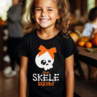 Skele Squad Bow Halloween Familienkinder passen zu T-Shirt