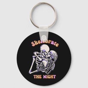 Skelebrate der nächtlichen Skelette sprichwörtlich Schlüsselanhänger