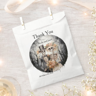 Skeletal Couple Danke Geschenktütchen