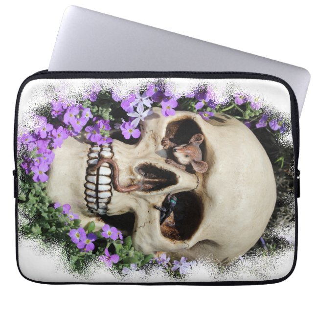 Skelethand - Gothic / Laptop Schutzhüllen Laptopschutzhülle (Vorderseite)