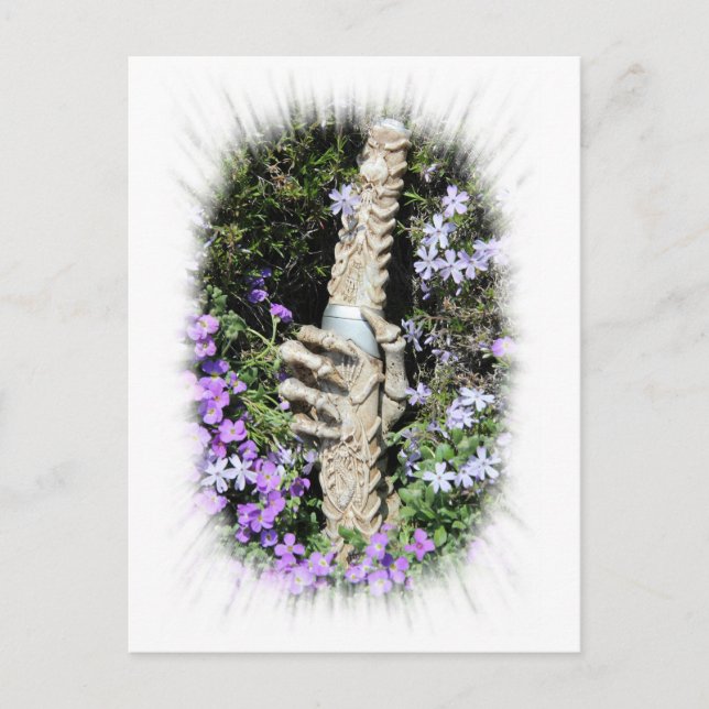 Skelethand - Gothic / Postkarte (Vorderseite)