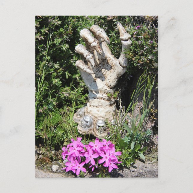 Skelethand - Gothic / Postkarte (Vorderseite)