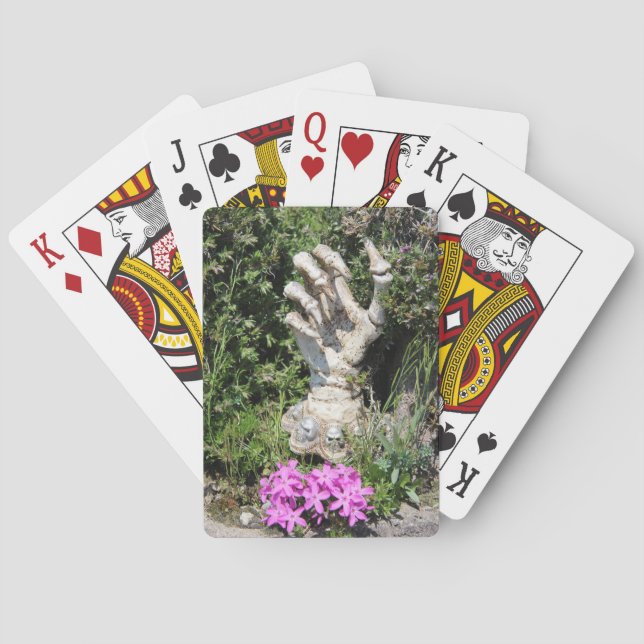 Skelethand - Gothic Spielkarten (Rückseite)